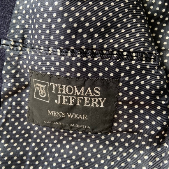 Vintage Union Made Thomas Jeffery Savile Row Pure Wool Blazer - Picture 12 of 16